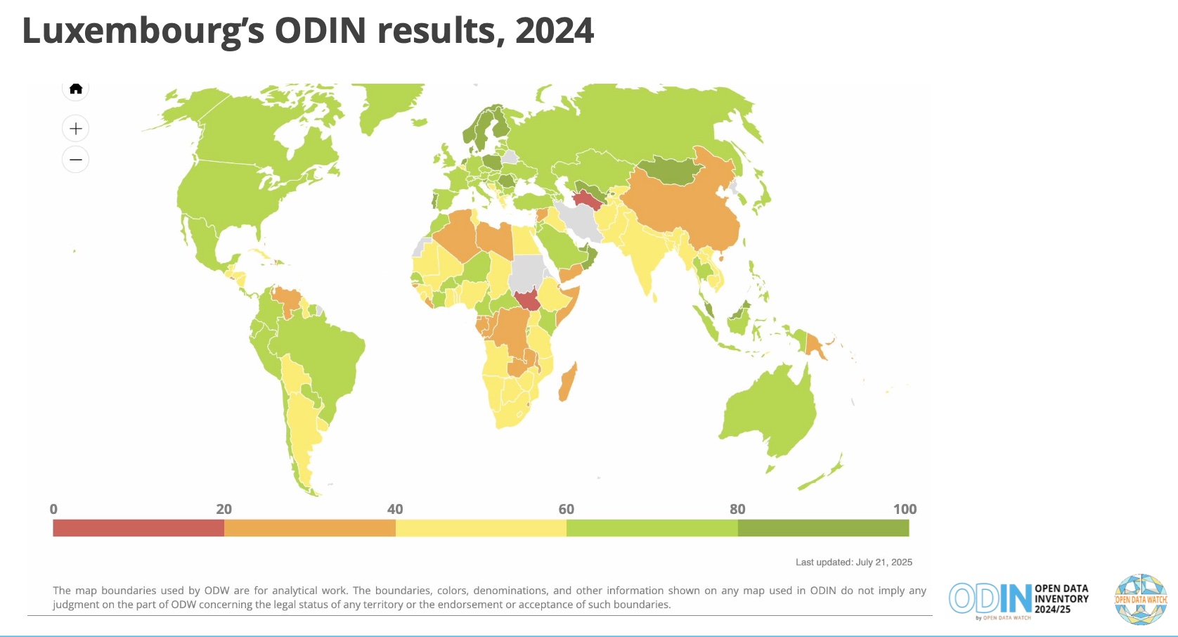 Luxembourg’s ODIN results, 2024